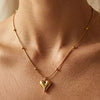 Minimal Gold Plated Fashion Necklace for Women | Elegant Everyday Necklace | Trendy Fashion Jewellery  |  Gift For Women And Girls