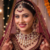 ROSHNI Ruby Kundan Bridal Set