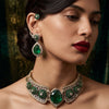 EMERALD VEIL Regal Choker Set