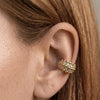 Gold Plated Cuff Earrings for Women | Trendy Fashion Jewellery | Party Wear & Everyday Earrings | Luxury Party Wear Statement Earrings For Daily Wear &  Causal Wear Earrings