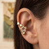 Gold Plated Cuff Earrings for Women | Trendy Fashion Jewellery | Party Wear & Everyday Earrings | Luxury Party Wear Statement Earrings For Daily Wear &  Causal Wear Earrings