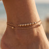 Anti-Tarnish Adjustable Anklet For Women | Gold Plated Anklet | Daily Wear Jewellery