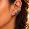 Oxidised Silver Fish Design Statement Ear Cuff