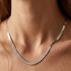 Minimal Silver Plated Fashion Necklace for Women | Elegant Everyday Necklace | Trendy Fashion Jewellery  |  Gift For Women And Girls
