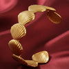 GOLD Shell Cuff Bracelet for Women