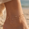 Anti-Tarnish Adjustable Anklet For Women | Gold Plated Anklet | Daily Wear Jewellery