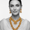 RAAS Gold Plated Heritage Layered Necklace Set  (Necklaces & Earrings)