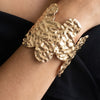 Gold Plated Cuff Bracelet for Women | Adjustable Designer Open Bracelet | Minimal Statement Jewellery | Trendy Fashion Jewellery | Trendy Causal & Party Wear Jewellery