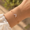 Anti-Tarnish Adjustable Bracelet | Simple Minimal Gold Plated Bracelet For Women & Girls