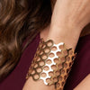 Anti-Tarnish Gold Plated Cuff Bracelet for Women | Adjustable Designer Open Bangle | Minimal Statement Jewellery | Trendy Fashion Jewellery | Trendy Causal & Party Wear Jewellery