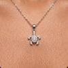 Anti-Tarnish Silver Plated Pendant Necklace for Women | Elegant Party Wear Chain | Fashion Chain for Daily & Causal Wear