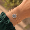 Anti-Tarnish Adjustable Bracelet | Simple Minimal Gold Plated Bracelet For Women