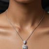 Anti-Tarnish Silver Plated Pendant Necklace for Women | Elegant Party Wear Chain | Fashion Chain for Daily & Causal Wear