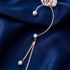 Anti-Tarnish Statement Earcuff  For Women |Rose gold Plated Luxury Fashion Jewellery | Party Wear