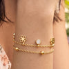 Anti-Tarnish Adjustable Bracelet | Simple Minimal Gold Plated Bracelet For Women & Girls