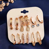 Anti-Tarnish Gold Plated Multi-Design Earrings Combo Set for Women
