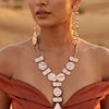 Anti-Tarnish Gold Plated Necklace |Elegant Fashion Jewellery(1 Necklace & Pair Of Earrings )