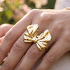 Anti-Tarnish Gold Plated Adjustable Ring | Elegant Everyday Style