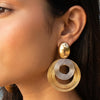 Anti-Tarnish Gold Plated Earrings | Bold Statement Style