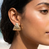 Anti-Tarnish Gold Plated Stud Earrings | Elegant Everyday Jewellery