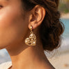 Anti-Tarnish Gold Plated Stud Earrings | Elegant Everyday Jewellery