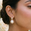 Anti-Tarnish Gold Plated Pearl Earrings | Classy Everyday Style