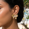 Anti-Tarnish Gold Plated Bow Earrings | Chic Fashion Jewellery