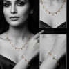 Anti-Tarnish Gold Plated Necklace | Simple Necklace & Single Bracelet