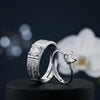 Adjustable Couple Ring Set for Him & Her | Romantic Matching Rings | Gift for Couples | Wedding, Engagement & Daily Wear | Valentine's Day Gift