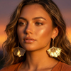 Gold Colour Plated Earrings