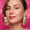Gold Colour Plated Earrings