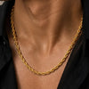 Gold Plated Chain for Men | Elegant Modern Neckwear