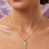Anti-Tarnish Gold Plated Pendant Necklace for Women | Elegant Party Wear Chain | Fashion Chain for Daily & Causal Wear