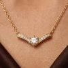 Anti-Tarnish Gold Plated Pendant Necklace for Women | Elegant Party Wear Chain | Fashion Chain for Daily