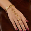 CHAND Crescent Pearl Haathphool