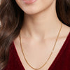 GOLD Plated Snake Chain Necklace for Women | Elegant Minimal Chain | Everyday & Party Wear Jewellery