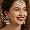 ZAREEN Pearl Kundan Set