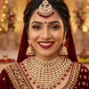 ZAREEN Ruby Pearl Bridal Set