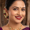 RAASLEELA Floral Kundan Set