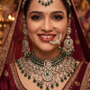 MEHER Green Pearl Bridal Set