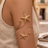 Gold Plated Adjustable Arm Cuff for Women | Designer Fashion Jewellery | Party Wear & Vacation Jewellery