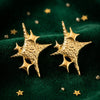 Gold Star Statement Earrings for Women | Celestial Party Wear Earrings | Trendy Earrings For Causal & Party Wear