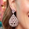 Gold Plated Statement Earrings for Women | Trendy Fashion Earrings | Lightweight Party Wear Earrings | Premium Western Jewellery