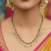 ELEGANT Mint Stone Mangalsutra for Women