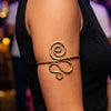 REKHA Serpent Twist Arm Cuff