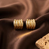 Gold Plated Statement Earrings for Women | Trendy Fashion Jewellery | Party Wear & Everyday Earrings | Luxury Party Wear Statement Earrings For Daily Wear &  Causal Wear Earrings