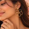Anti-Tarnish Stylish & Elegant| Daily Wear Pair Of Earrings With Fingerring(1ps) for women