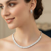 Minimal Pearl Necklace Set