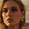 Golden Bow Studs