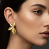 Golden Petal Studs